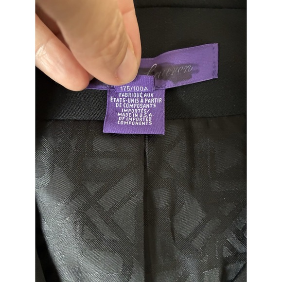Ralph Lauren Purple Label Sheldon Wool Crepe/ Silk Tuxedo Jacket Womens 10 $2990 - Picture 11 of 14